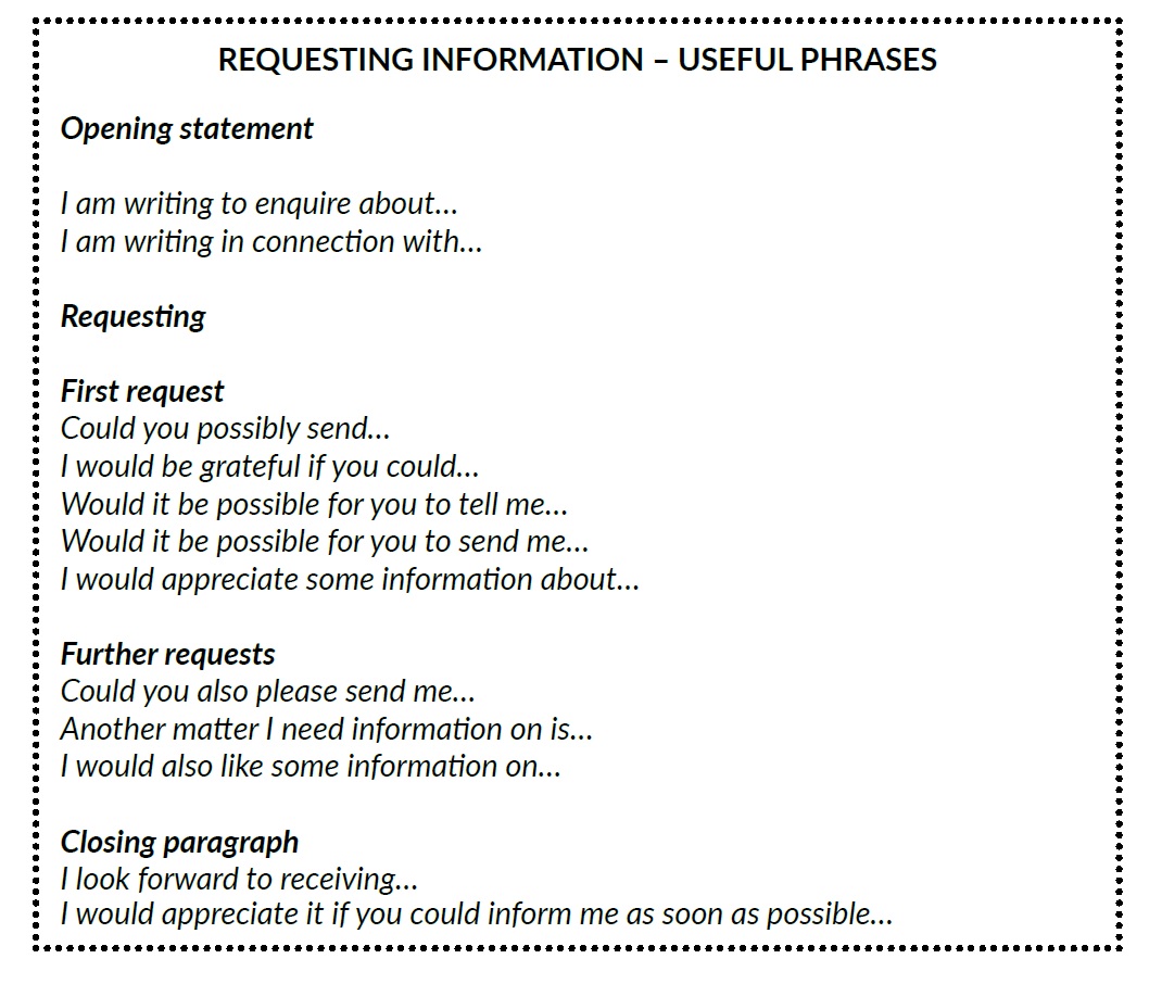 Sample Request Letter For Documents